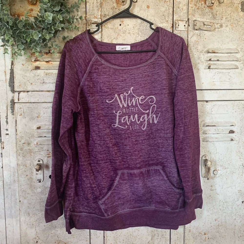 Women’s burnout style sweatshirt